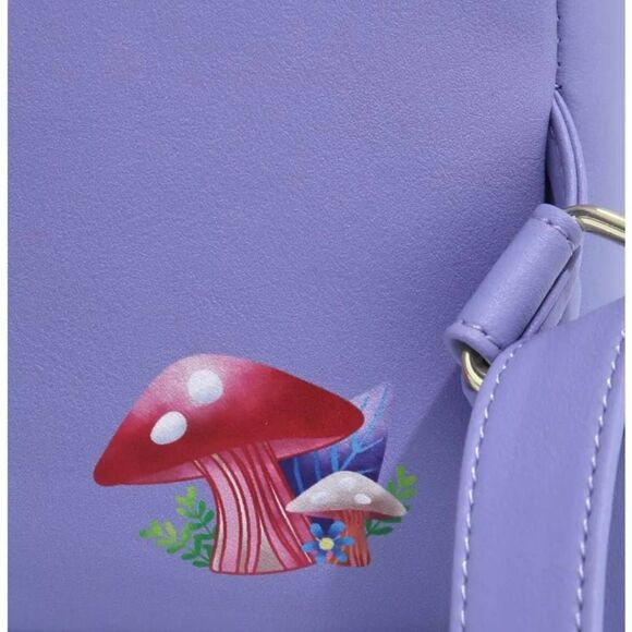 NWT Loungefly Alice In Wonderland Caterpillar Mushroom Mini Backpack - Picture 6 of 7